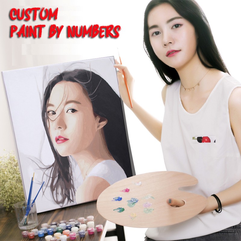 Featured image of post Custom Painting From Photo With Numbers / Our kit contains everything you need to unleash the inner artist in you.