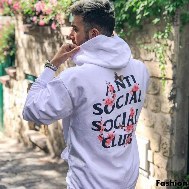 anti social social club blossom hoodie