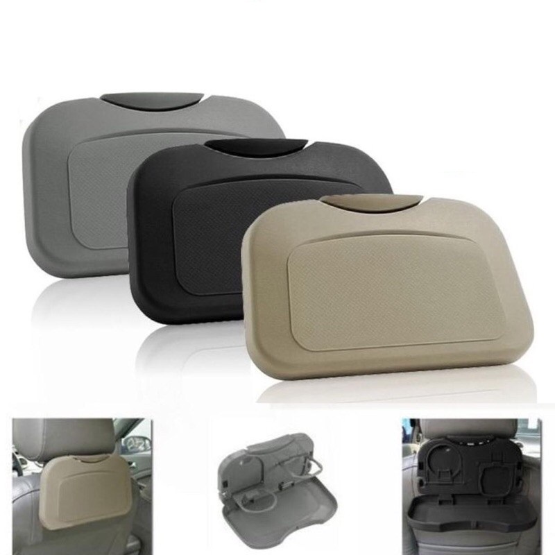 Folding Auto Cup Holder Car Back Seat Table Drink Food Tray Auto Travel Desk wira waja bezza axia sa