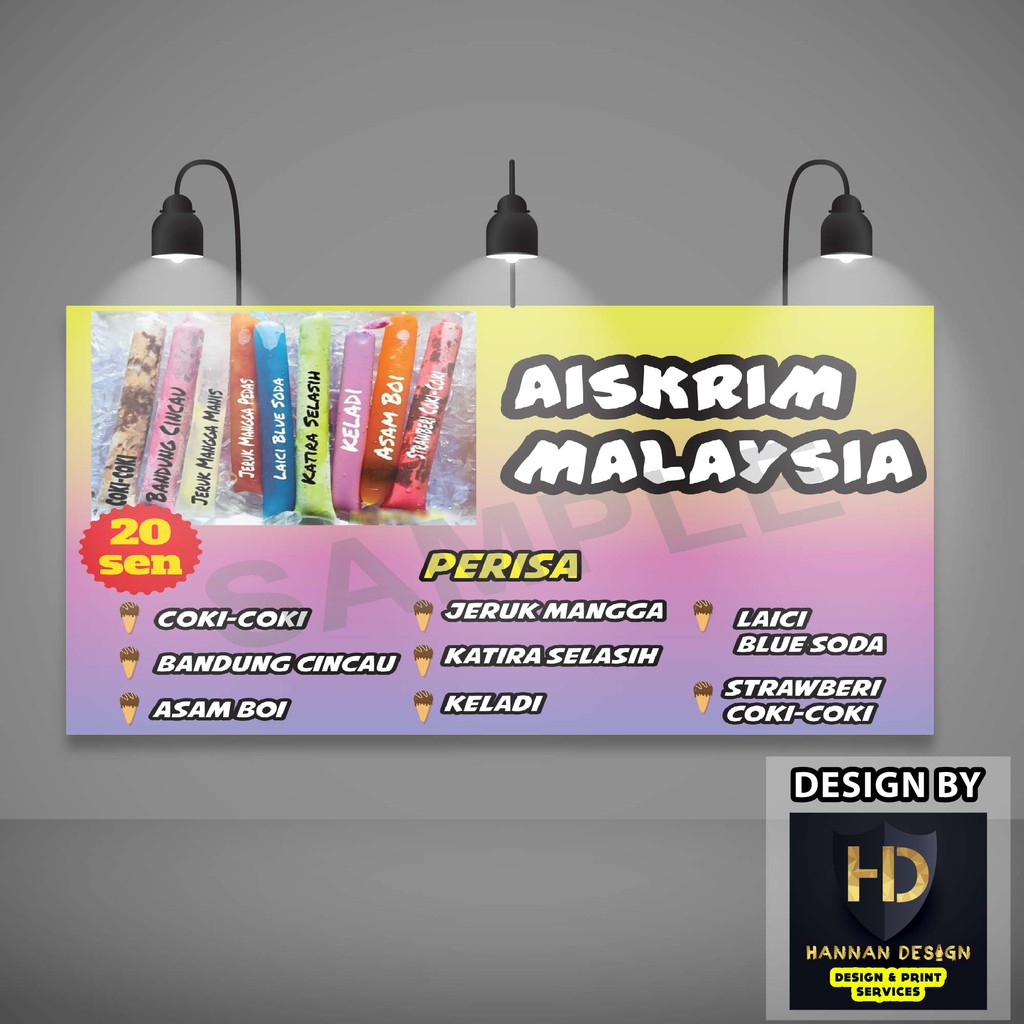 Contoh Banner Aiskrim Malaysia  gambar contoh banners 