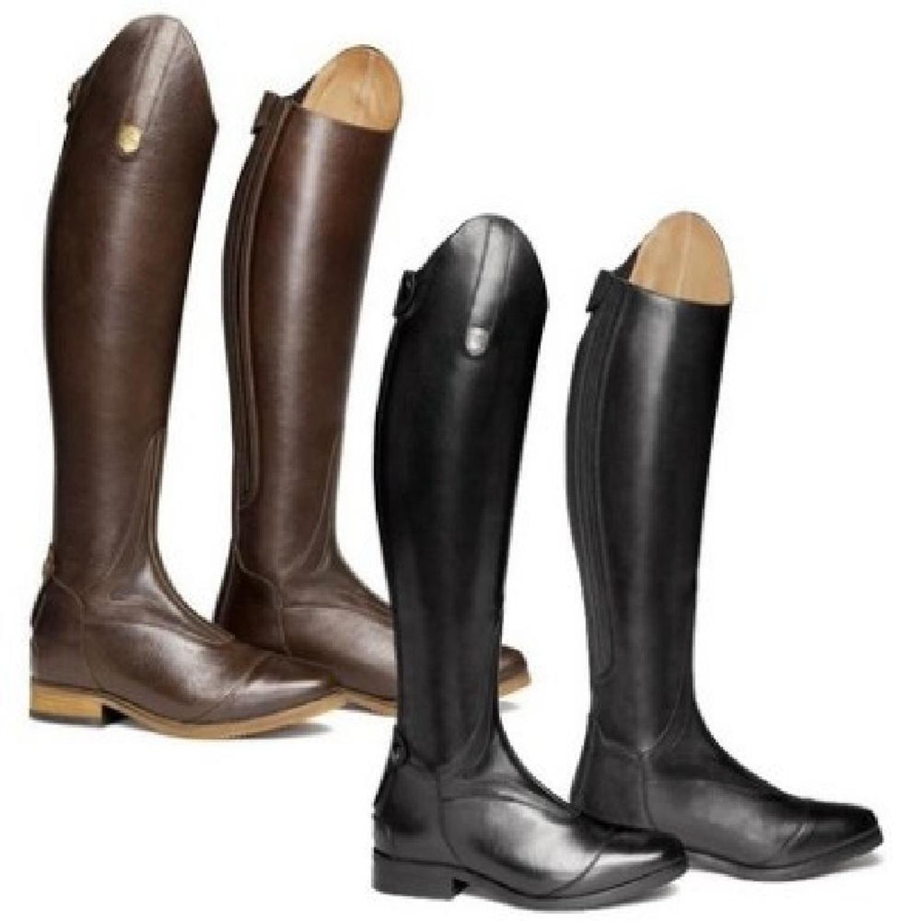 Unisex Riding Boots Equestrian Shoes For Men Western Style Zip Slip On