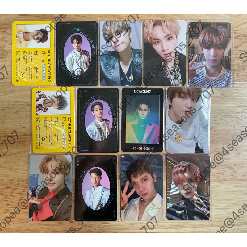 [Ready Stock]OFFICIAL PHOTOCARD NCT Jeno Xiaojun Yuta Doyoung Haechan