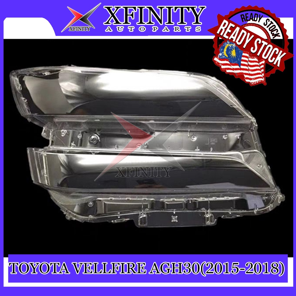TOYOTA VELLFIRE AGH30 15 16 17 18 HEADLAMP COVER / HEADLIGHT COVER
