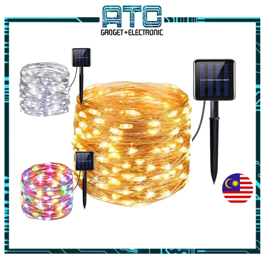 Homehop Solar String Lights 200Leds Waterproof Decorative Pipe