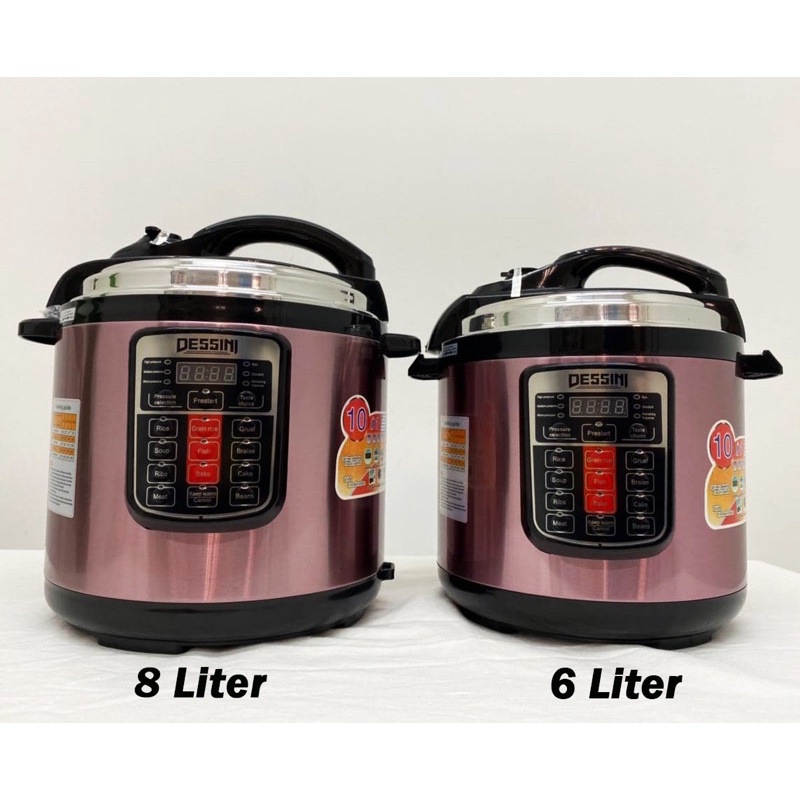 READY STOCK 🇲🇾 ORIGINAL DESSINI PRESSURE COOKER 6 & 8 LITRE