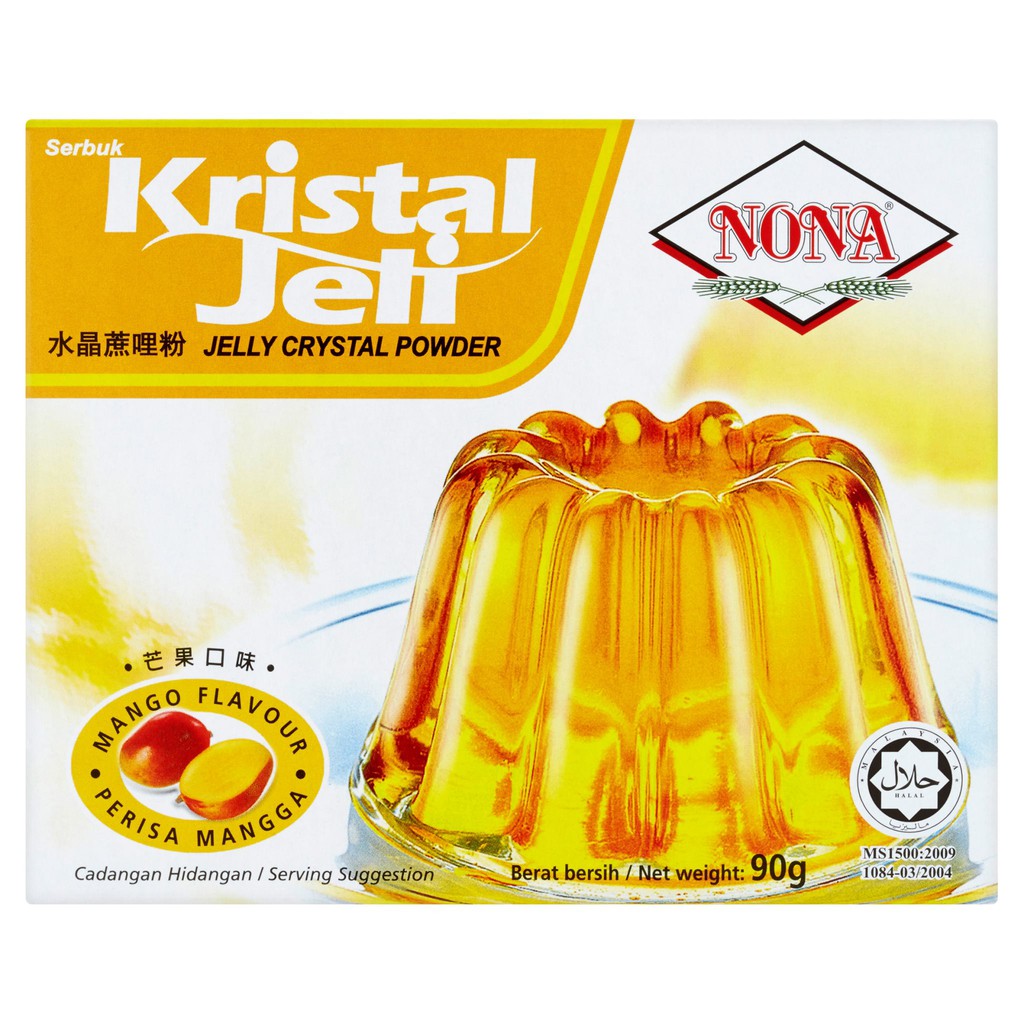 Nona Crystal Jelly Powder Mango Flavour 90g Shopee Malaysia
