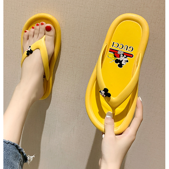 mickey feet slippers