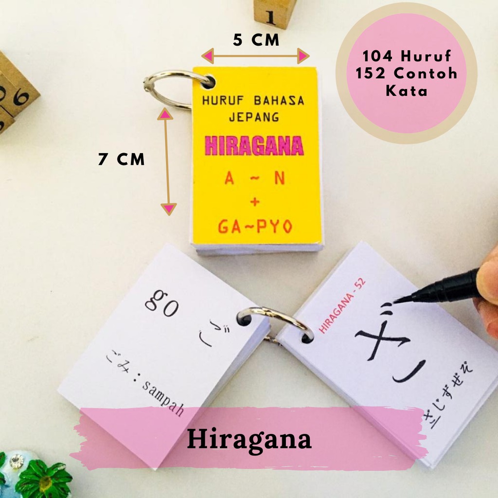 Flash Card Hiragana Jepang Shopee Malaysia