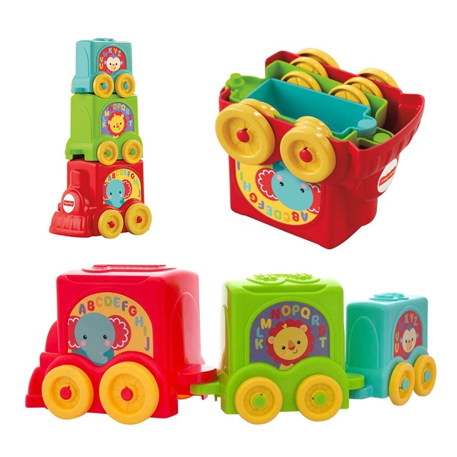 fisher price stacking train