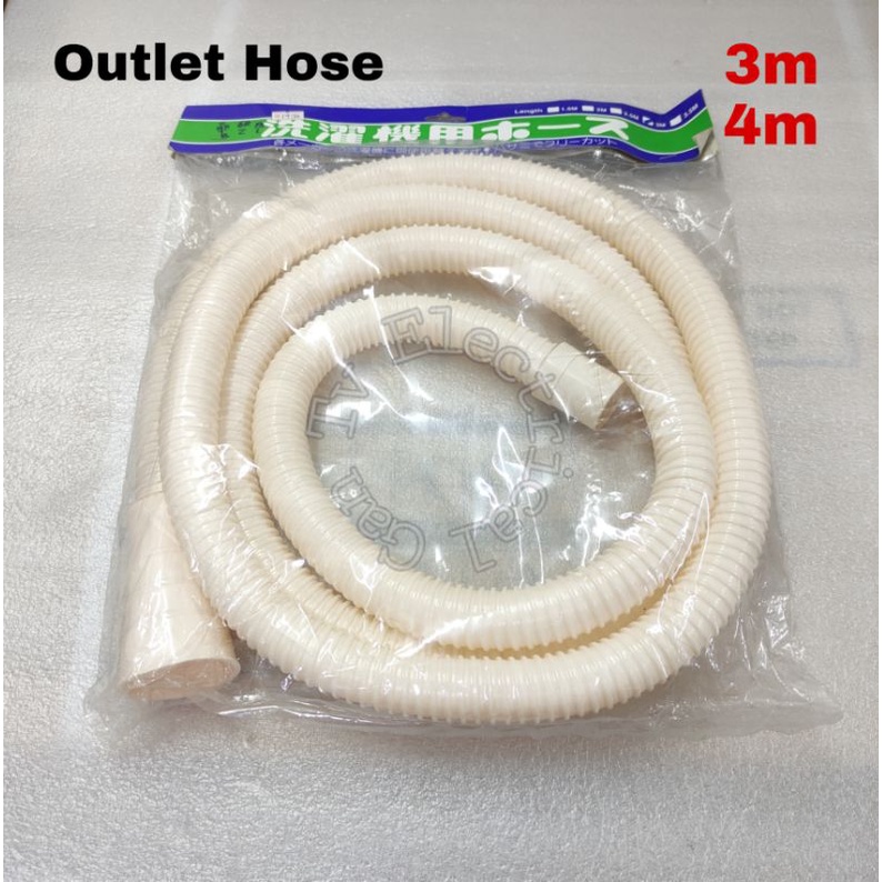 (3m/4m) Universal Washing Machine Multi Purpose Outlet Drain Hose Pipe ...