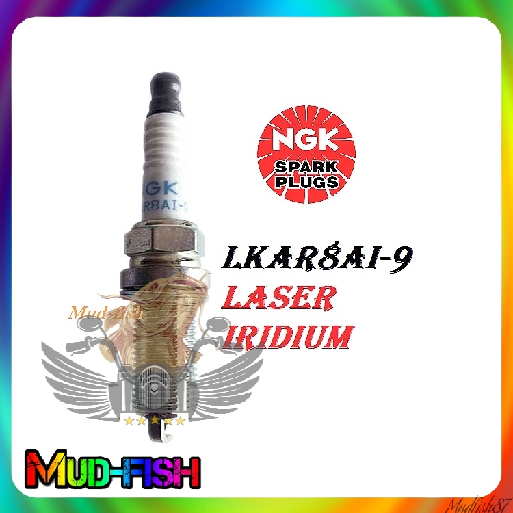 NGK LKAR8AI9 LASER IRIDIUM SPARK PLUG For KTM DUKE 200/390/690, PULSAR
