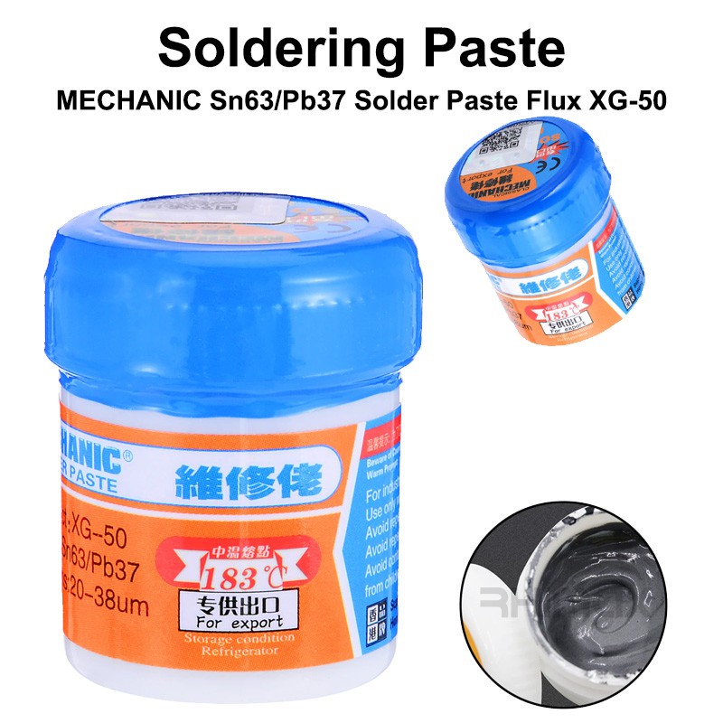 MECHANIC Welding Fluxes Solder Paste XG50 PCB BGA SMD SMT Sn63/Pb37