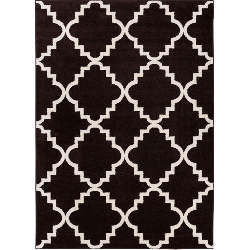 Area Rug Modern Geometric Wavy Lines Area Rug Living Dining Room