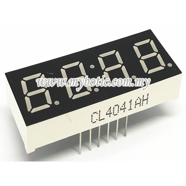 Buy 7 Segment 0 4 Inch 4 Digit With Clock Display Common Anode Seetracker Malaysia