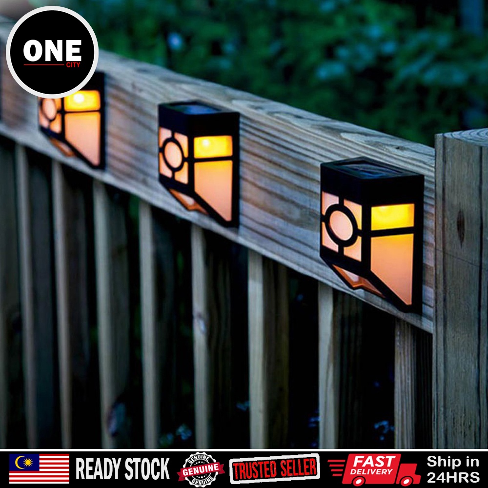 Energy Conservation and Environmental Solar Powered LED Wall Mount Light Outdoor Garden Path Way