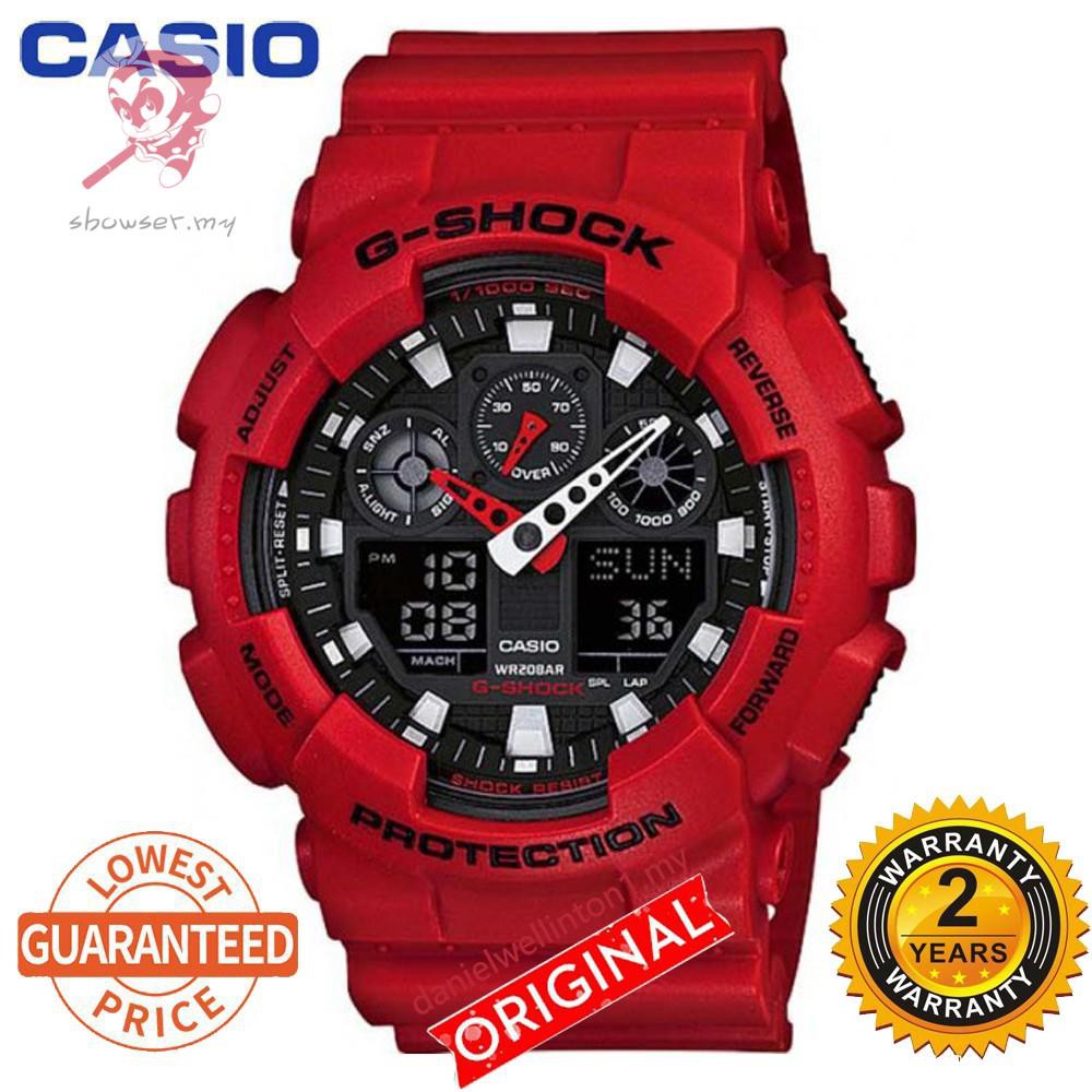 g-shock red watch price