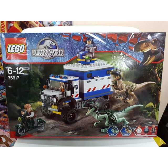 lego jurassic world raptor