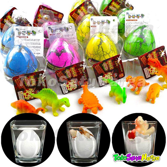 hatching dinosaur egg growing pet toy