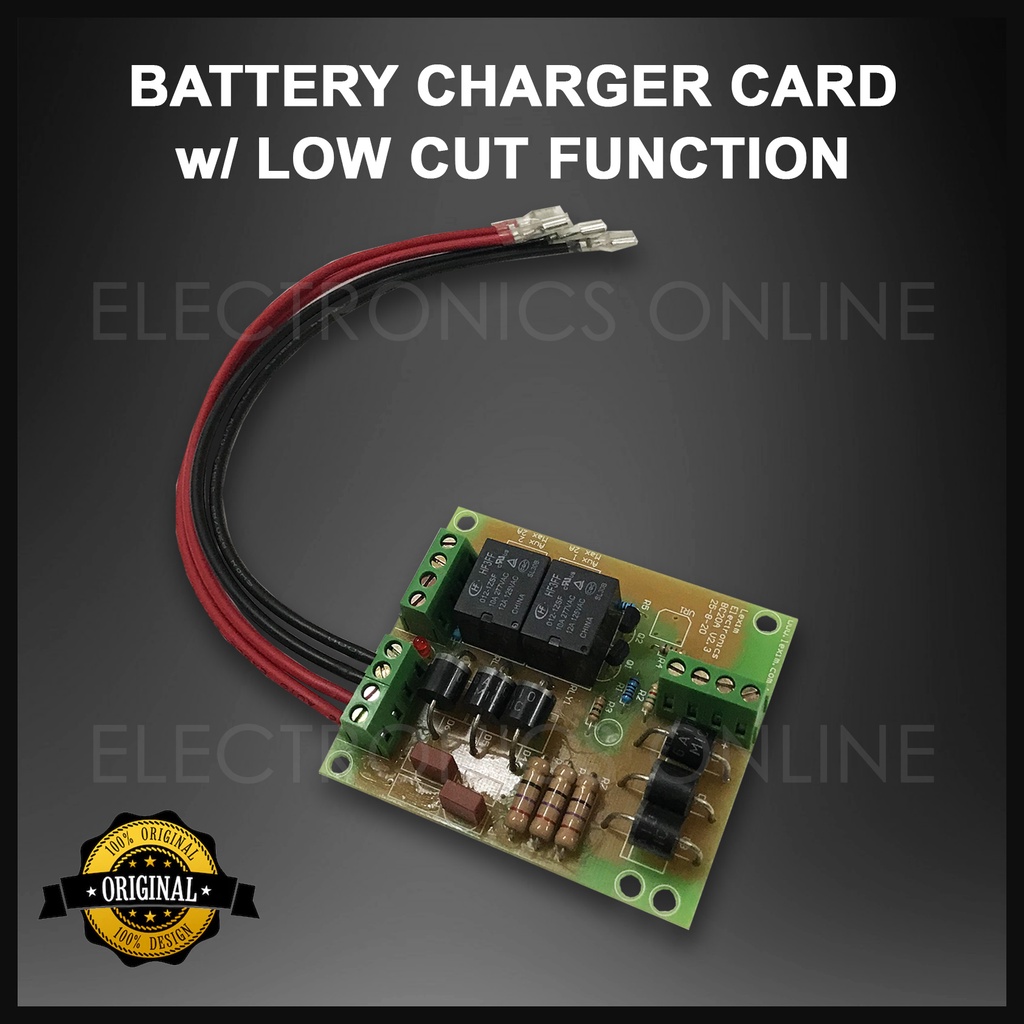 Battery Charger Card with Low Cut Function Battery Low Protection Door