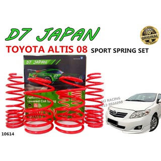 Buy Toyota Altis 02 07 D7 Japan Sport Spring Lower Seetracker Malaysia