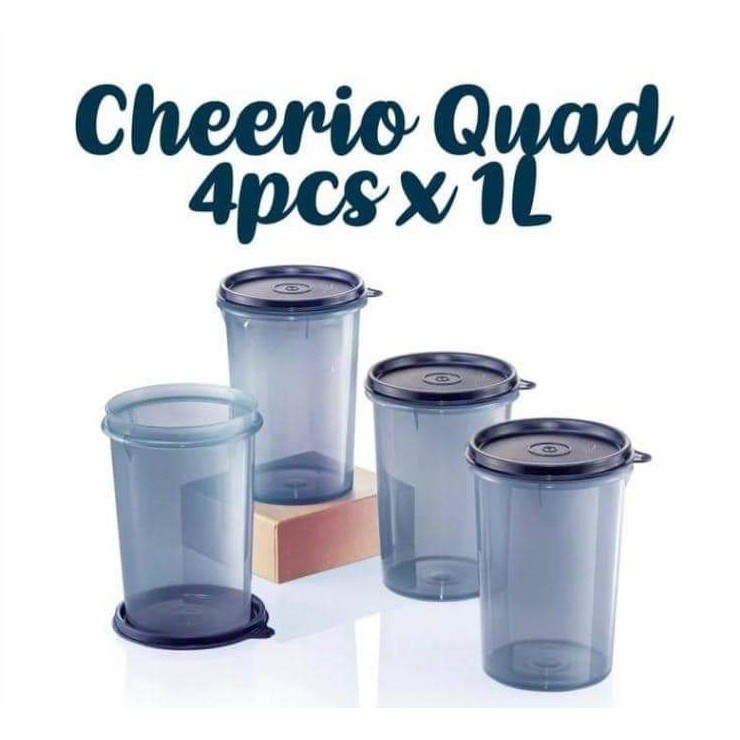 Tupperware Cheerio Quad 1L (4 Pcs)