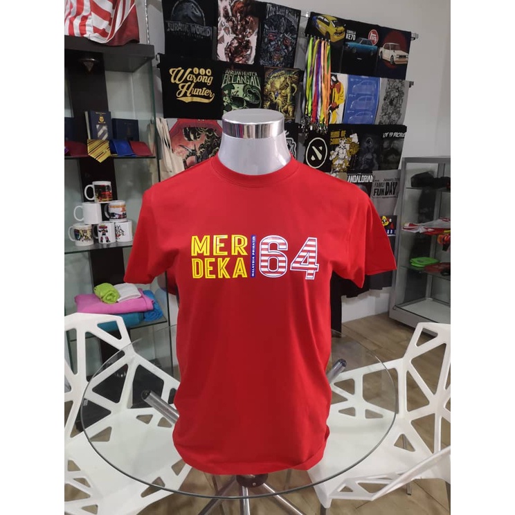 Buy Baju Merdeka 2021 Hari Kemerdekaan Malaysia Cotton Dewasa 