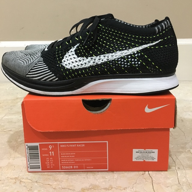 nike flyknit racer orca volt