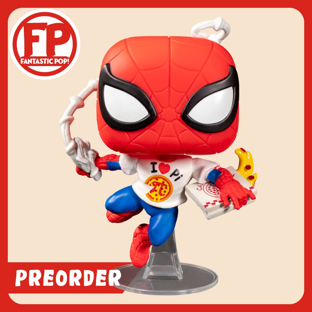 Funko POP : Marvel : Marvel Eat The Universe - Spider-Man With Pi Shirt  (672) Spiderman with Pizza Shirt | Shopee Malaysia