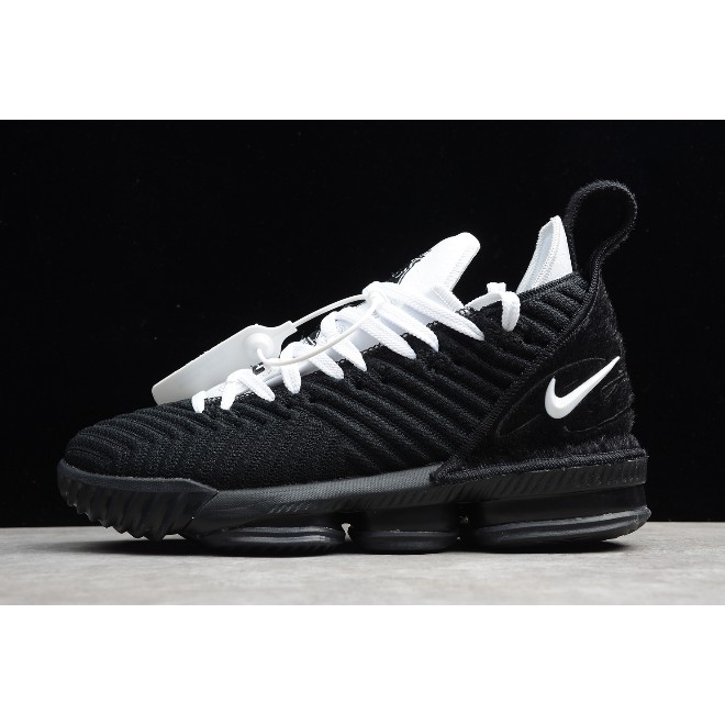 nike lebron 16 black and white