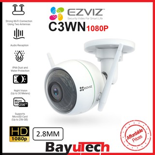 EZVIZ C3WN 1080P (2MP) Wireless Outdoor IP66 Wi-Fi Security CCTV IP Camera , Built-in Microphone (One-Way Audio)