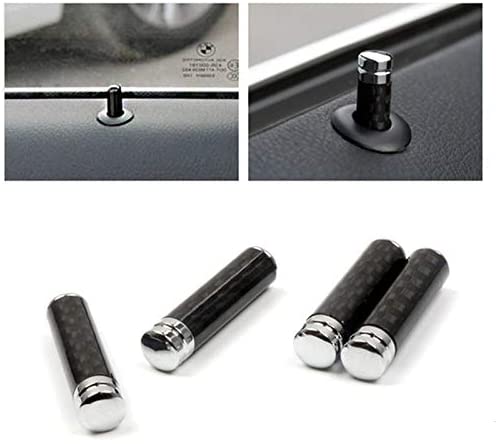 Carbon Fiber Door Lock Pin Stick Cap Bolt Cover For BMW E46 E39 E60 E90 E36 F30 F10 E53 E34 E30 E70 X3 X4 X5 X6 M3 M5