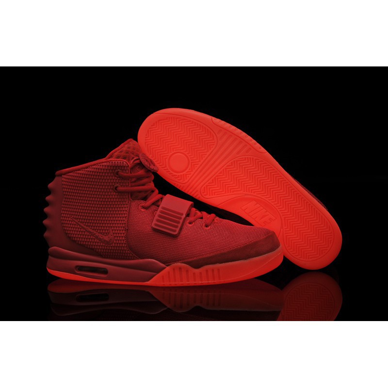 Nike Air Yeezy 2 Red October Glow In The Dark Shopee Malaysia