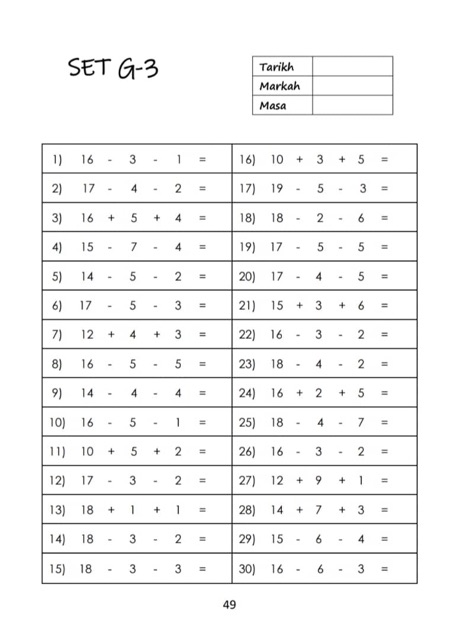 Simply Vengers Tambah Tolak Buku Latihan Matematik Shopee Malaysia