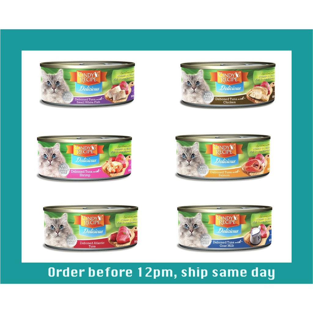 Cindy's Recipe Delicious Series 80g Cat Canned Wet Food | Shopee Malaysia