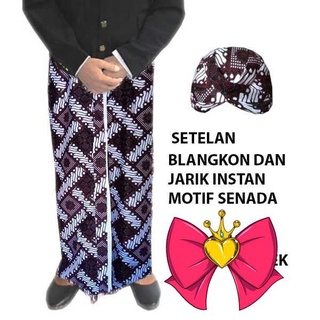 set jarik/kain batik dan blangkon/cap jawa traditional SIZE STANDART[NORMAL SIZE]