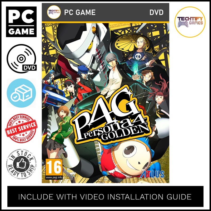 [PC Game] Persona 4 Golden Deluxe Edition - Offline [DVD] | Shopee Malaysia