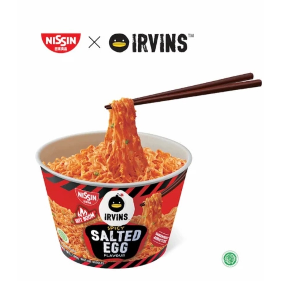 NISSIN x IRVINS Salted Egg Instant Noodle Shopee Malaysia