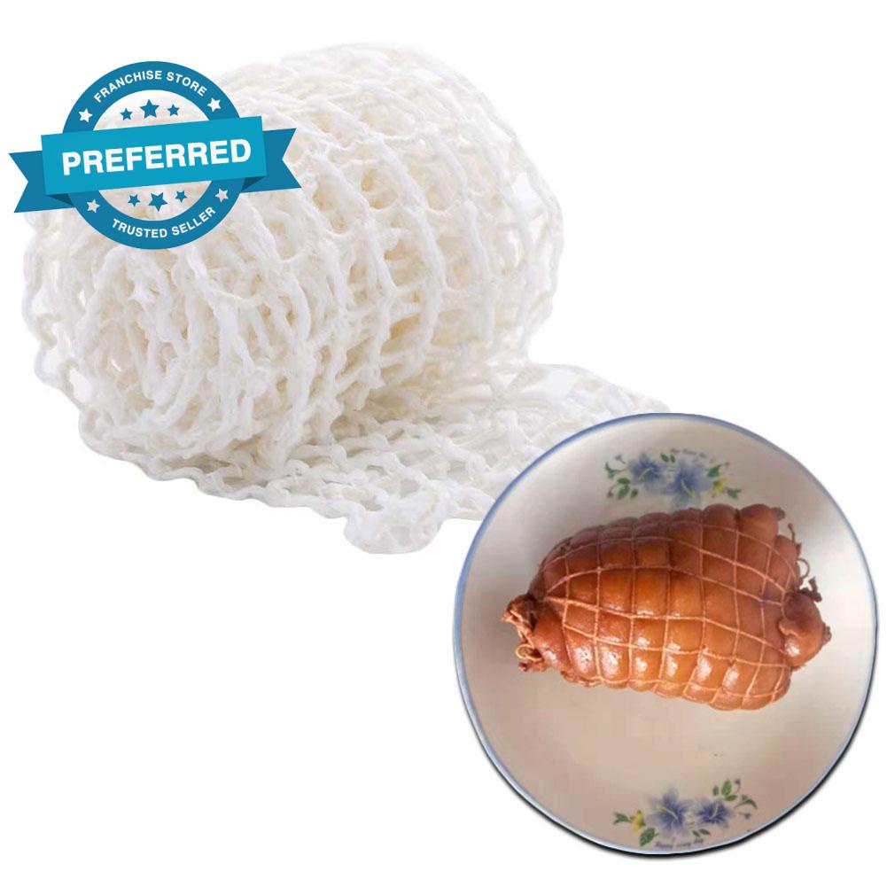 Meat Net Sausage Ham Netting Butchers Elastic Cotton String Roll Roast Cooking 3