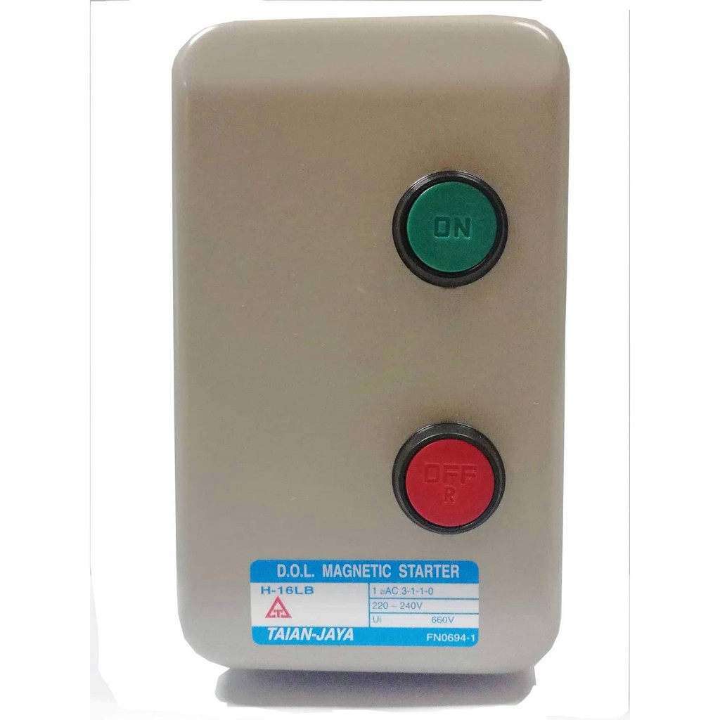 TAIAN JAYA DOL MAGNETIC STARTER 240V 1HP 2HP 3HP Shopee Malaysia