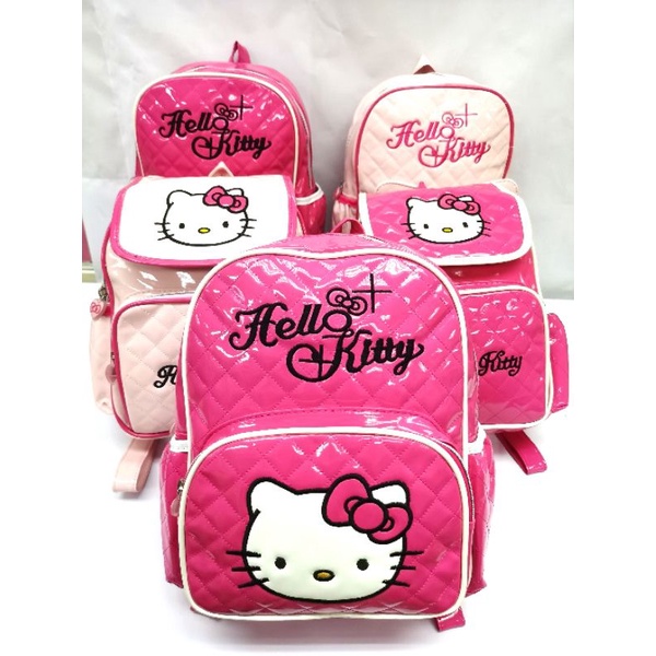 Hello Kitty Backpack Bag For Kids Kindergarten Beg Backpack Hello Kitty ...