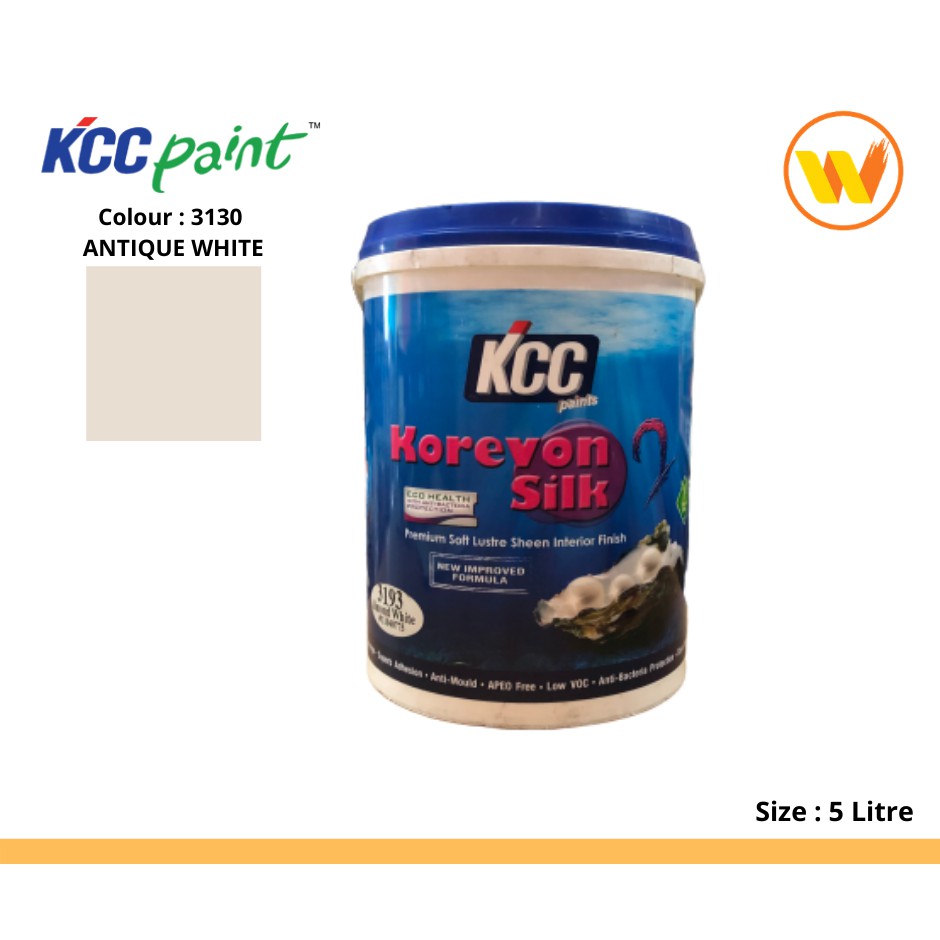  Clearance 5Litre KCC Paint Korevon Silk 5L Interior 