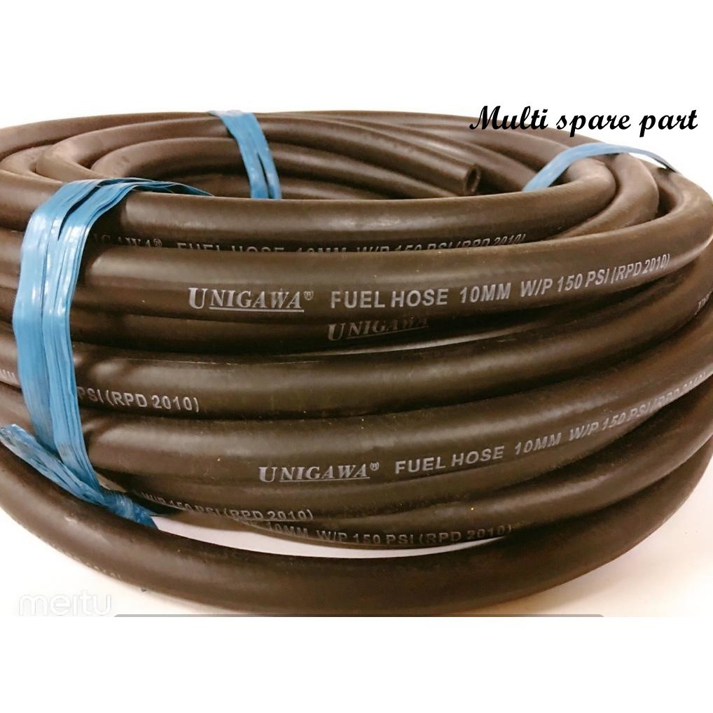Fuel Hose 4mm 10bar NBR/EPDM Smooth by the metre 