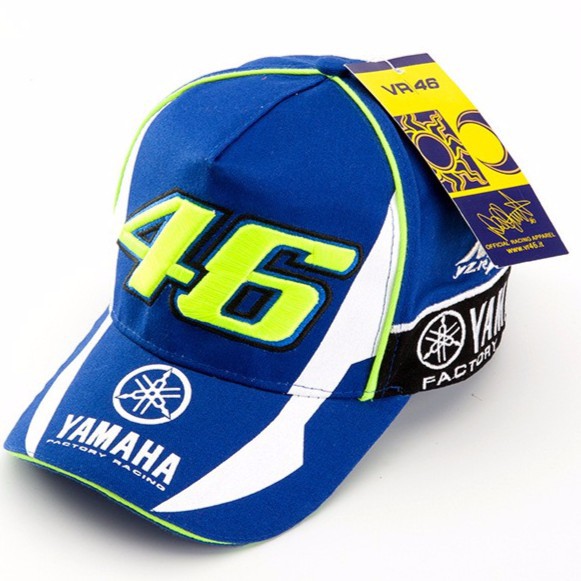 Rossi Vr46 Baseball Cap Moto Gp 46 Motorcycle 3d Racing Yamaha Hat