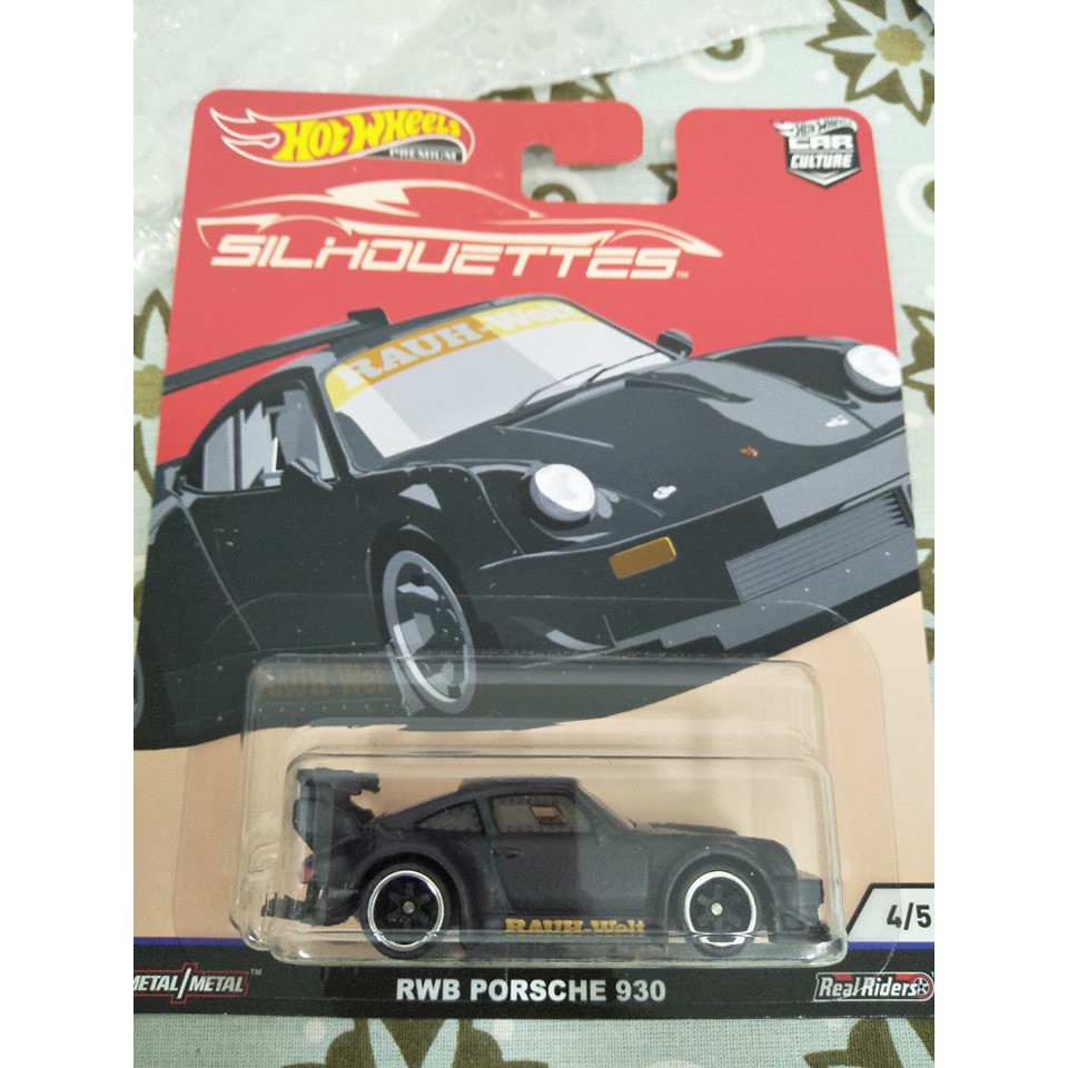 hot wheels silhouette porsche