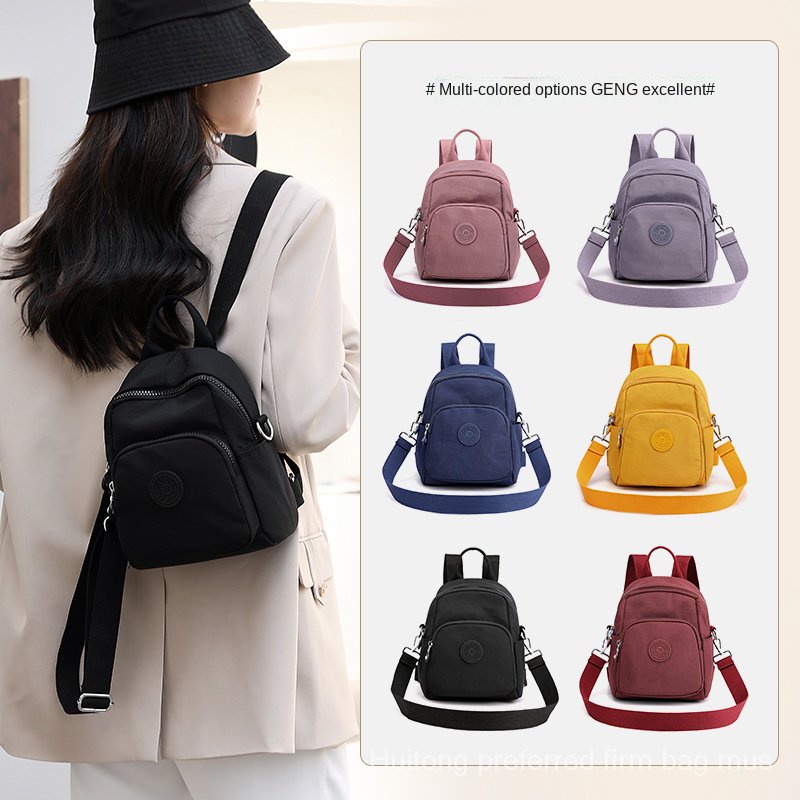 Female Bag New Style Backpack Oxford Nylon Backpack Large Capacity Backpack Travel Backpack All-Match Backpack Influencer mini Backpack Lightweight Backpack Multifunctional Canvas Backpack Fashion Outdoor Backpack
