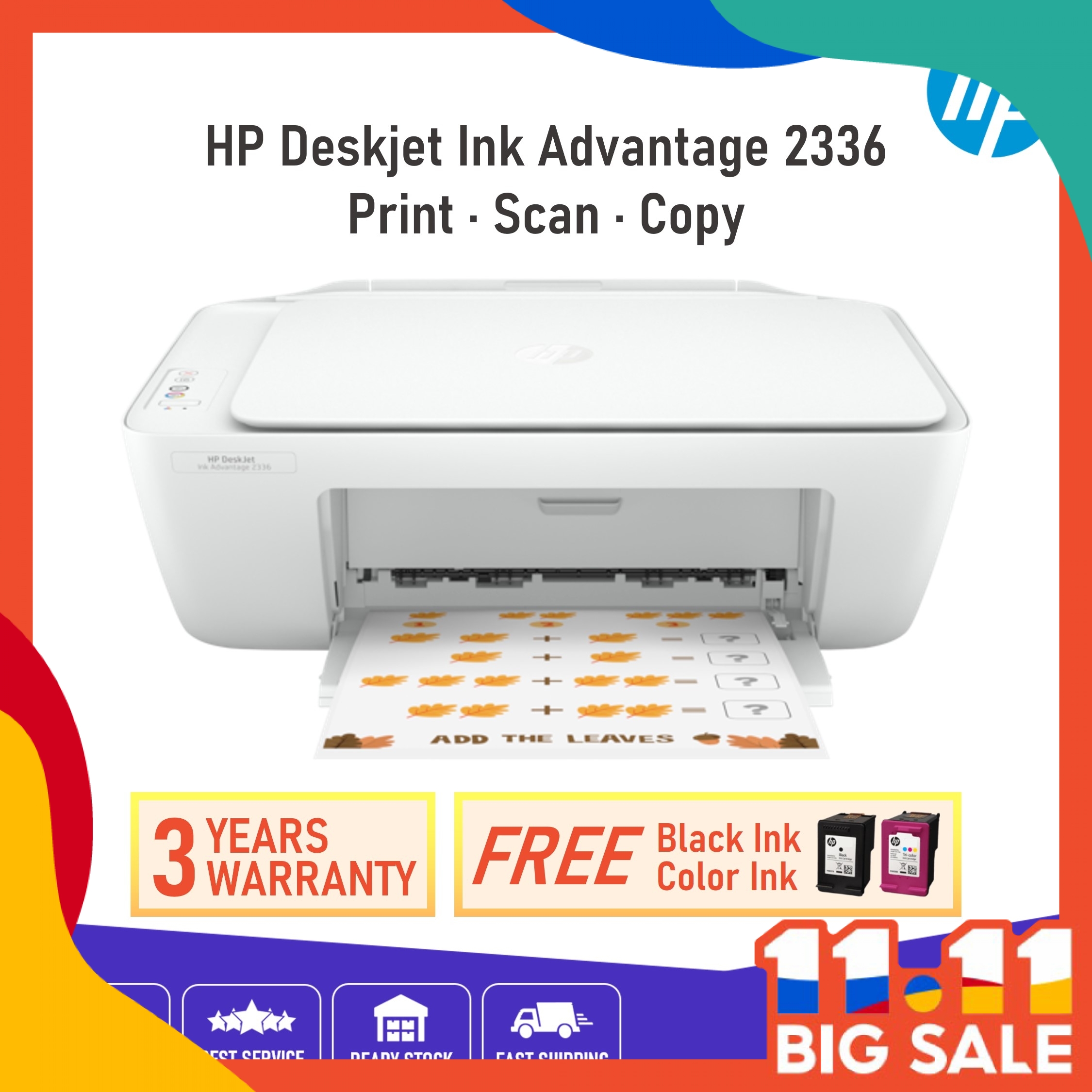 hp deskjet printer black