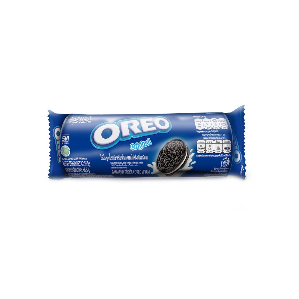 Oreo Vanilla Sandwich Cookies 66.5g Shopee Malaysia