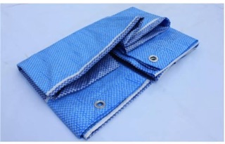 PE Tarpaulin Canvas Light Weighted Roll Blue White PE PE Tarpaulin Canvas Light Weighted Roll Blue White PE