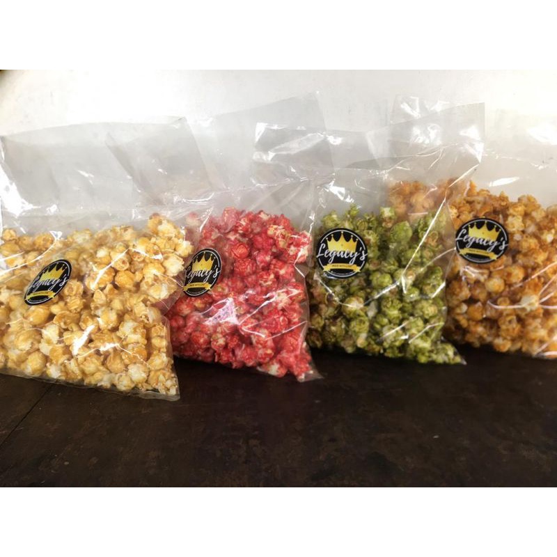 POPCORN PELBAGAI PERISA . CARAMEL/STRAWBERRY/DURIAN/PANDAN