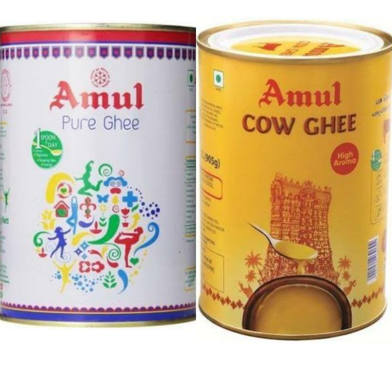ghee / Amul Yellow Cow Ghee / Amul White Pure Ghee / Minyak Sapi / 1L